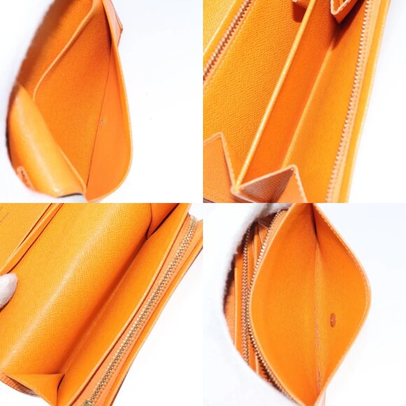 LOUIS VUITTON Epi Porte Monnaie Billets Tresor Mandarin M6350H LV Auth 123533 - Picture 14 of 15